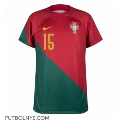 Camiseta Portugal Rafael Leao #15 Primera Equipación Mundial 2022 manga corta